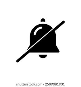 Signalton stumm schalten. Posteingangsnachrichten werden angezeigt. Sammlung neuer Symbole für Benachrichtigungen. Klingeln und Benachrichtigungen für Uhr und Smartphone, Alarmmeldungen.