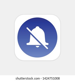 Mute Notification - Vector App Icon