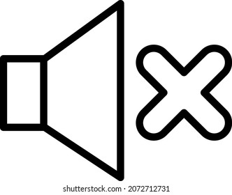  Mute-Outline-Vektorgrafik-Design
