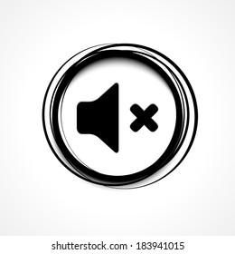 Mute sound icon