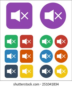 Mute sound icon