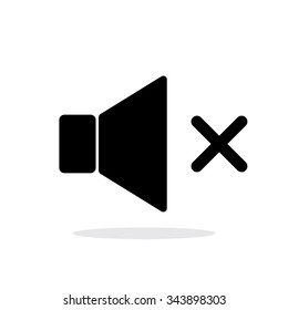 Mute sound icon