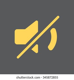 Mute sound icon