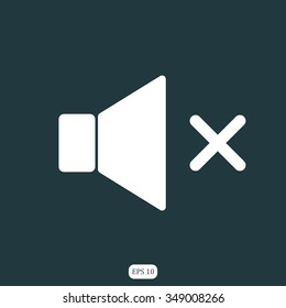 Mute sound icon