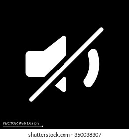 Mute sound icon