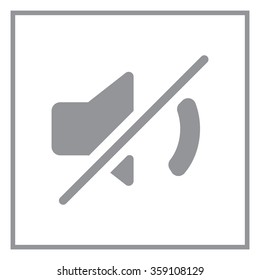 Mute sound icon