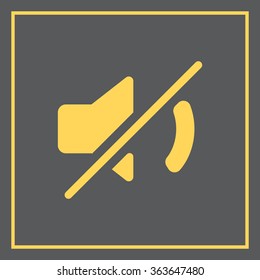 Mute sound icon