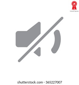 Mute sound icon