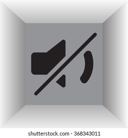 Mute sound icon