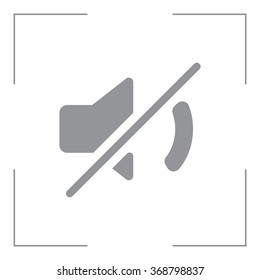 Mute sound icon