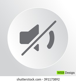 Mute sound icon