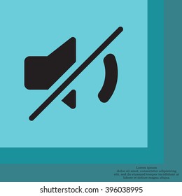 Mute sound icon