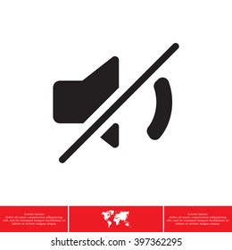 Mute sound icon