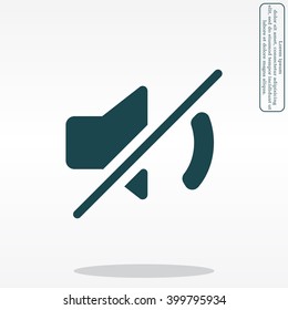 Mute sound icon