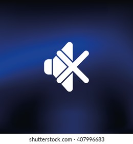 Mute sound icon.