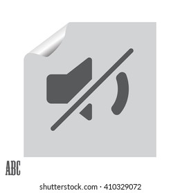 Mute sound icon