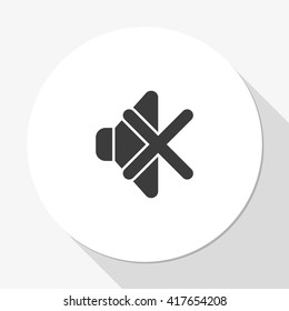 Mute sound icon.