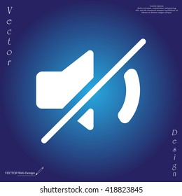 Mute sound icon
