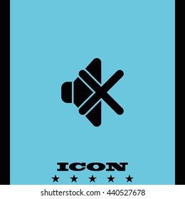 Mute sound icon.