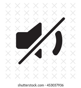 Mute sound icon