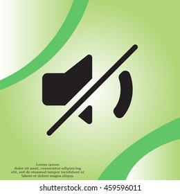 Mute sound icon