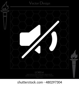 Mute sound icon