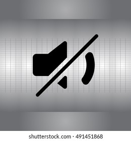 Mute sound icon