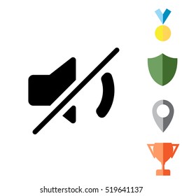 Mute sound icon