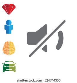 Mute sound icon