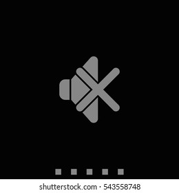 Mute sound icon.