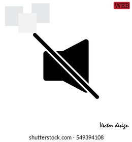 Mute sound icon