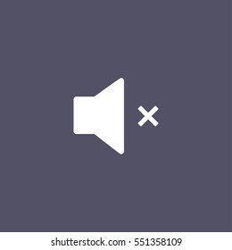 mute sound icon
