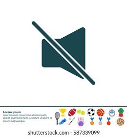 Mute sound icon