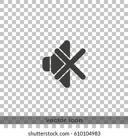 Mute sound icon.