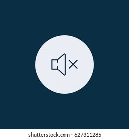 Mute sound icon