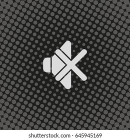 Mute sound icon.