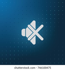 Mute sound icon.