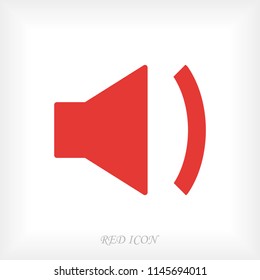 Mute sound icon, stock vector illustration flat design style