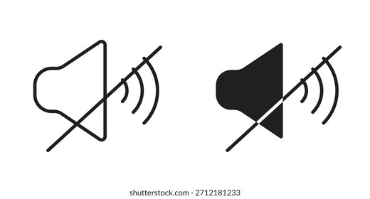 Silenciar el icono de sonido en el Vector. Logotipo
