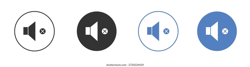 Mute sound icon for web design. pixel perfect flat icons