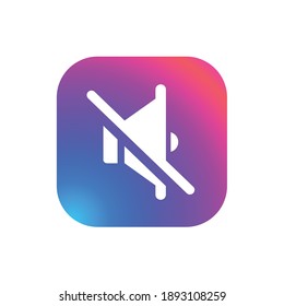 Silenciar altavoz - botón Icono de aplicación