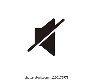Mute speaker icon