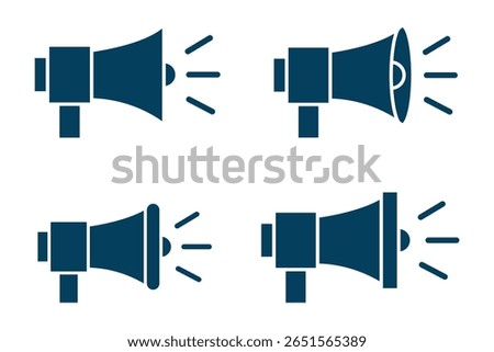 Mute Speaker Icon vector art design. Sound icon. Volume mute sign. Audio speaker mute volume vector set. Speaker icon vector design. Sound icon, volume symbol, speaker sign, audio control  set. 