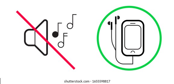 mute or turn off your mobile phone, use headphones. silentce mode 
