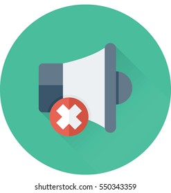 Mute Vector Icon