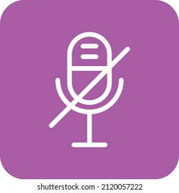 Mute Vector Icon Design Illustration