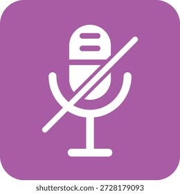 Mute Vector Icon Design Illustration