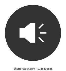 mute vector icon, loudspeaker sign