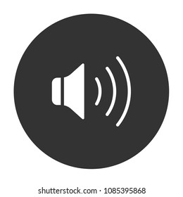 mute vector icon, loudspeaker sign