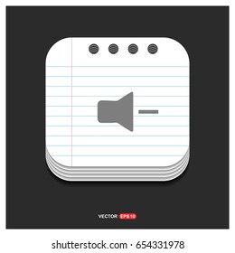Mute volume Icon 